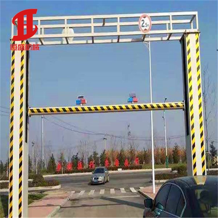 電動(dòng)升降限高架 道路液壓遠(yuǎn)程遙控車輛識別升降智能限高桿 龍門架